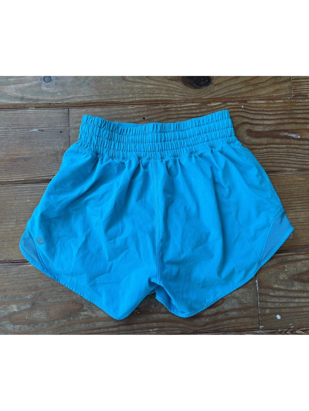 Lululemon Speed Up Shorts Size 0 Blue Lined Athletic Running Workout